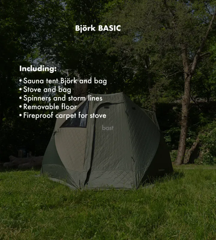 Bastutält Björk Basic