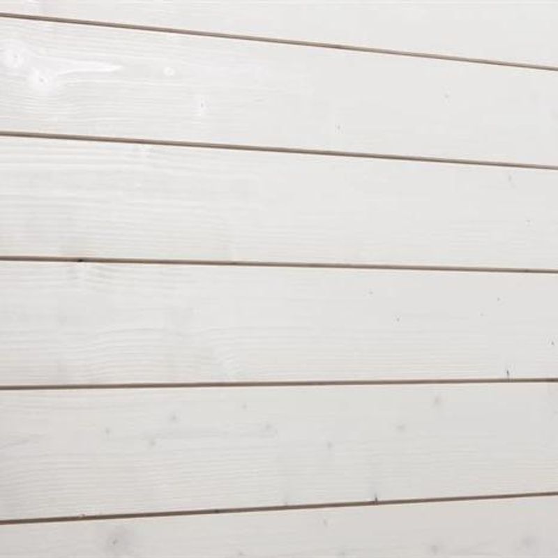 Bastupanel i borstad transparent vit vaxad gran. 6 st/pkt