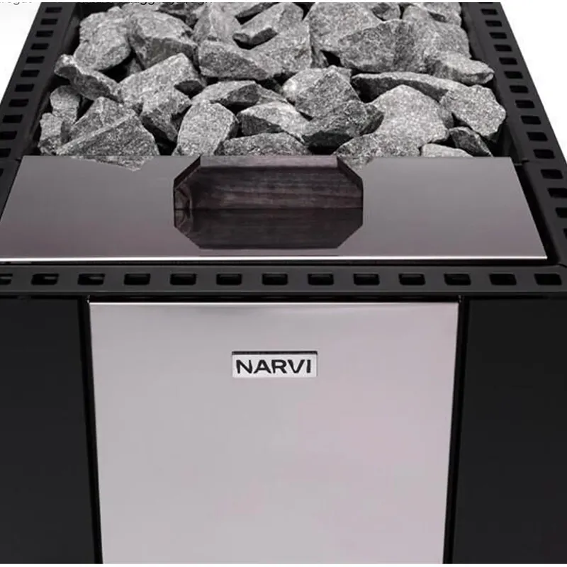 Vedeldat Bastuaggregat Narvi Kuru med Vattenbehållare