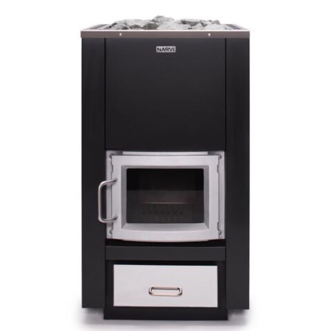 Huvudbild Narvi  50 vedeldad bastuugn