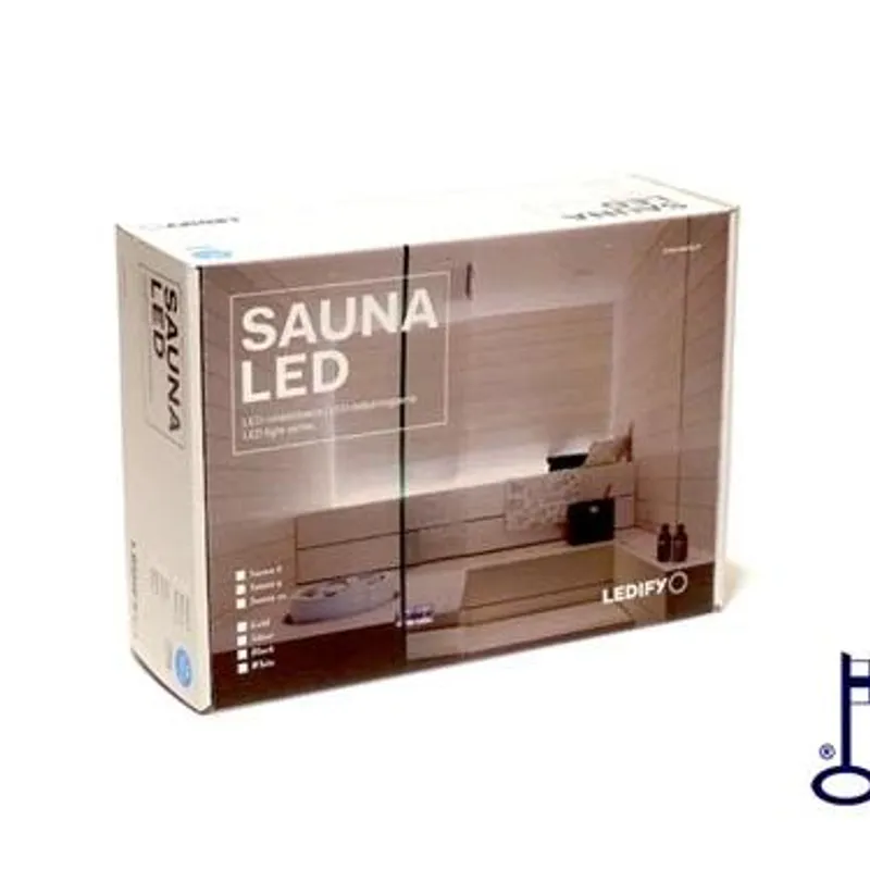 Bastubelysning SaunaLED vit