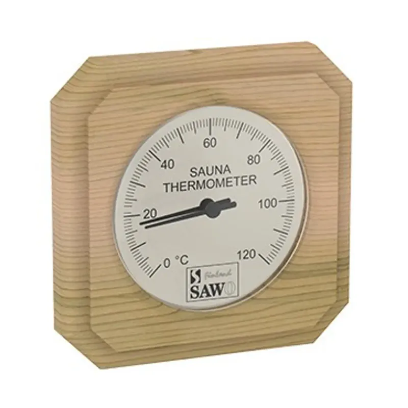 Bastu termometer fyrkant Sawo