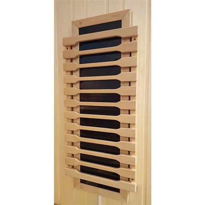 Huvudbild Ryggstöd rak för infrapanel, i al.